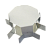 X-type angles 25х20 for cable duct 